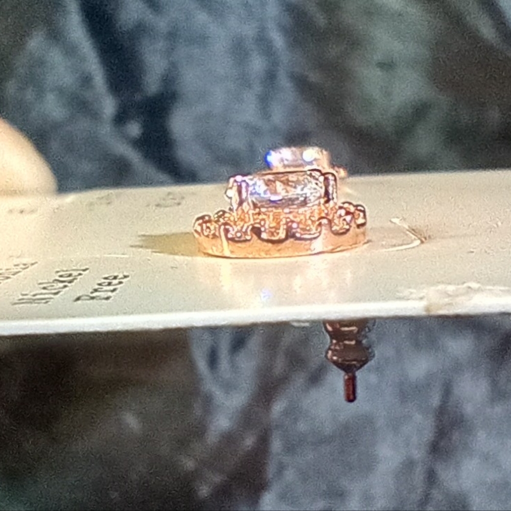Sterling silver cubic zirconia earrings